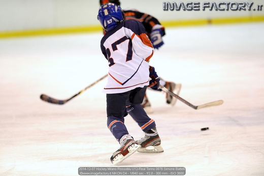 2014-12-07 Hockey Milano Rossoblu U12-Real Torino 0876 Simone Battelli